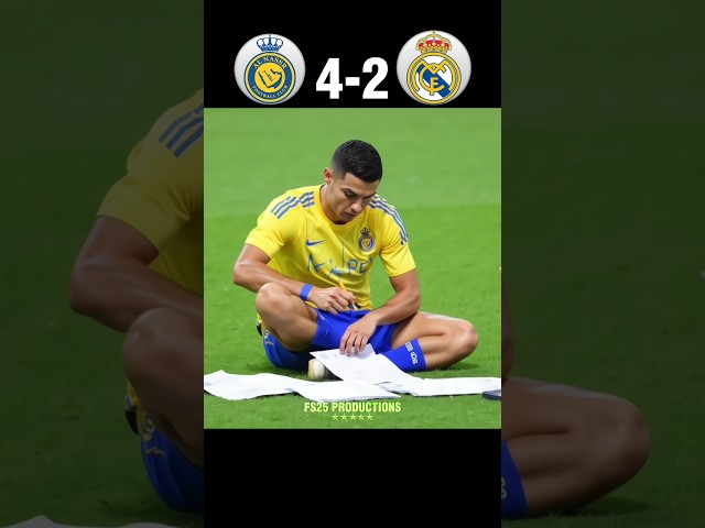 Al nassr vs Real Madrid | Friendly match 2026 imaginary #football #ronaldo #cr7 #shorts