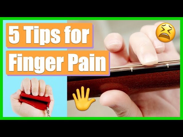 5 Tips for Fixing Finger Pain! 🖐️ (for the Beginner Guitar Player)