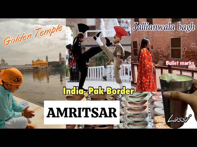 3 Must visit places in AMRITSAR | Wagah Border | Golden Temple #wagahborder #indiapakborder