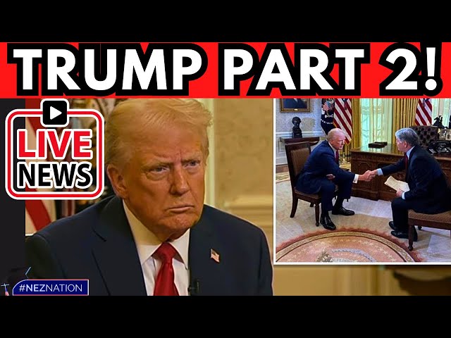 🚨LIVE: Trump's First White House Interview as President w Sean Hannity (PART 2)