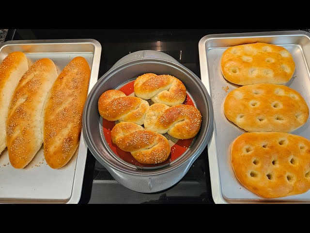 How to bake variety of delicious breads at same time .