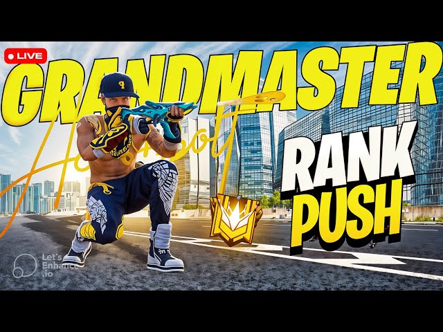 🛑FREE FIRE LIVE RANK PUSH WITH SCHOOL FRIENDS