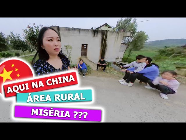 OLHA a POBREZA da CHINA! Área rural onde vivem o que comem.