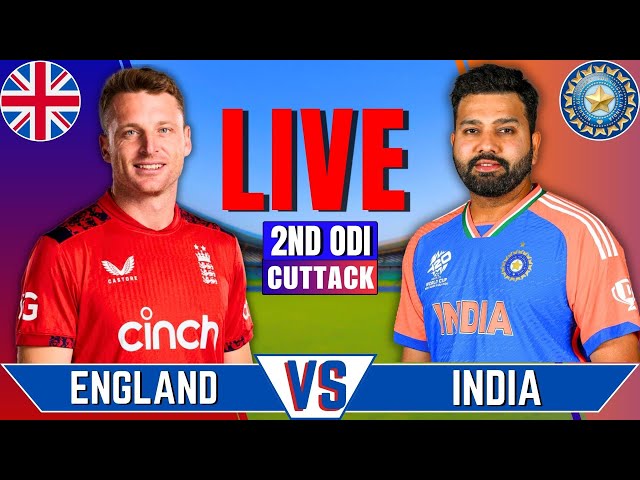 India vs England, 2nd ODI Match | Live Cricket Match Today | IND vs ENG Live Match | Last 15 over