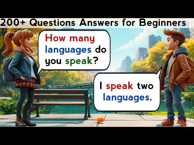 English Speaking Practice | 200+ Simple Questions and Answers for Beginners