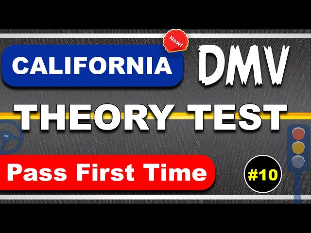 🛑 California DMV Practice Test 10 | Road Sign & Rules Quiz! 🚙