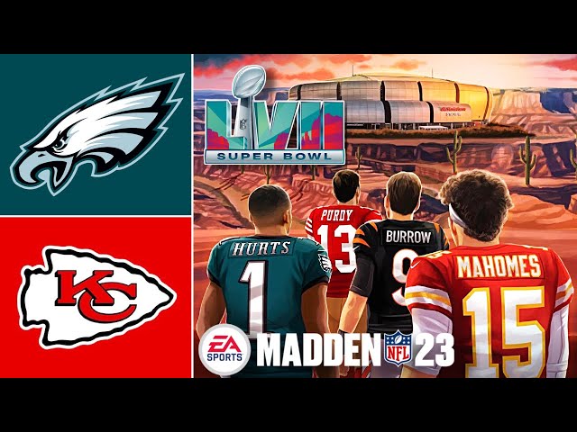 Eagles vs. Chiefs Super Bowl LVII Simulation | Madden 23 Gameplay PS5