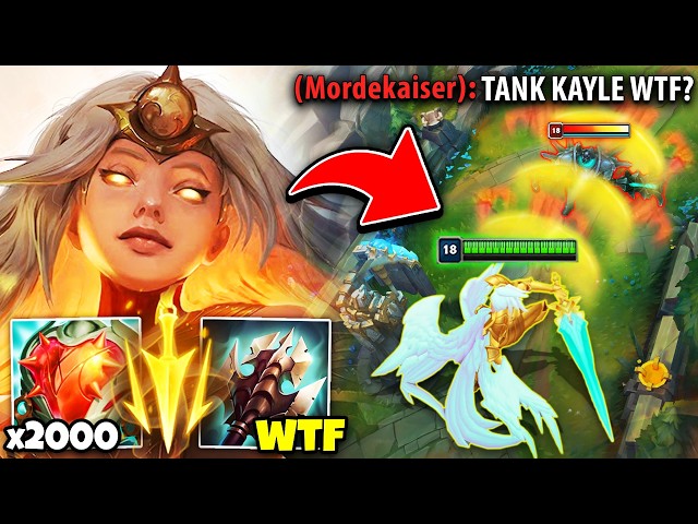 So I think tank Kayle might be secretly busted... (DOUBLE SPLASH DAMAGE)