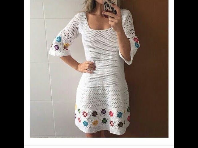 Passo a Passo como fazer vestido em crochê