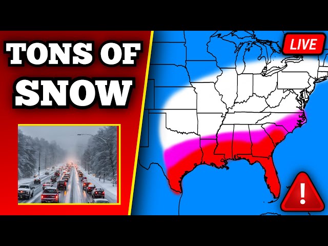 🔴BREAKING Major Winter Storm Coverage - The Worst Is Still To Come - With Live Storm Chasers