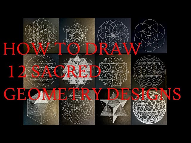 How to draw 12 Sacred Geometry Designs