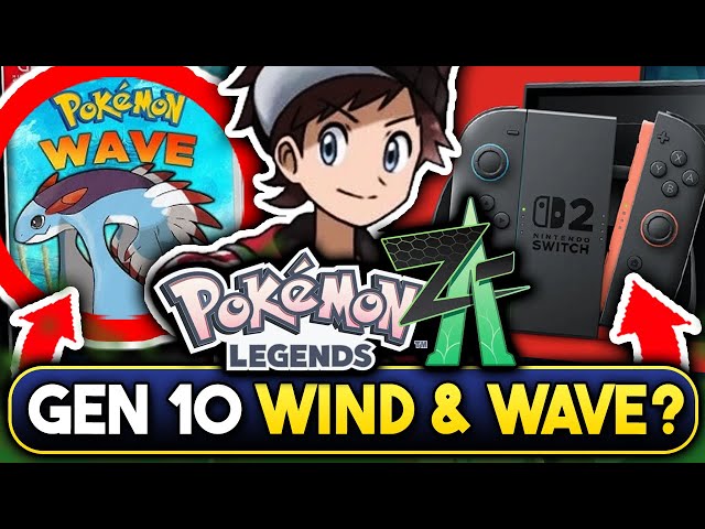 POKEMON NEWS! POKEMON GEN 10 WIND & WAVE RUMORS! NEW SWITCH 2 GAME RUMORS & MORE!