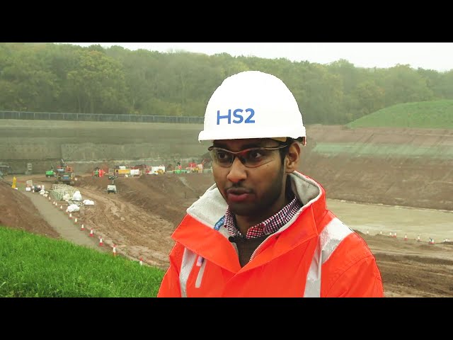 Excavating the Long Itchington Wood Tunnel HS2 Site