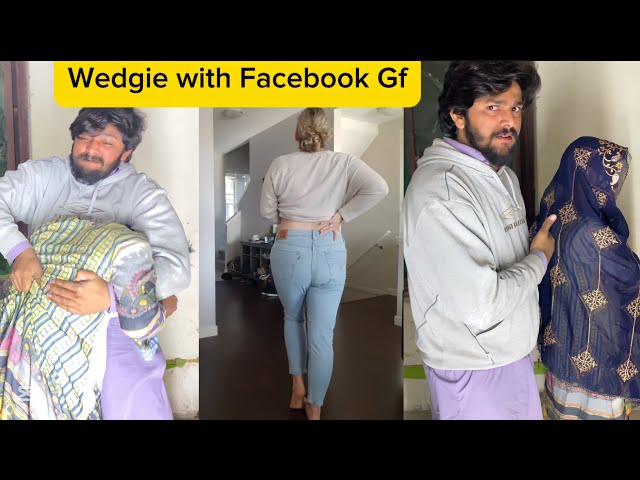 Wedgie with Facebook girlfriend | Wedgie girls funny videos | Wedgie & Fart | Hard Wedgie Fight