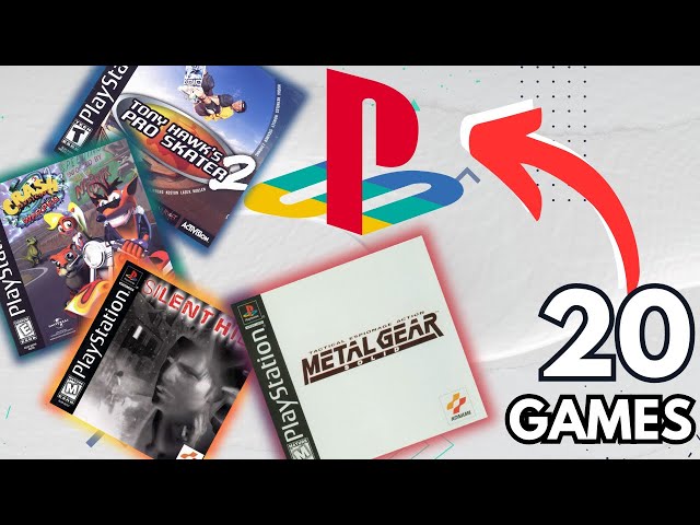 🔺⭕❌🟥20 Sony PLAYSTATION games | The 32-bit 👑king showing his 3D power