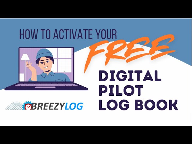 How to activate your free digital pilot log book