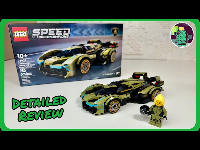 Good things come in small packages! LEGO Speed Champions: Lamborghini Lambo V12 Vision GT, 76923