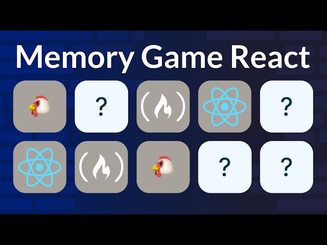 Build a Memory Game in React Tutorial