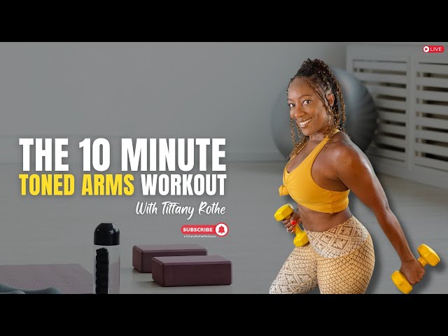 The 10-Minute Toned Arms Workout with Tiffany Rothe | Sculpt Your Arms Anywhere!