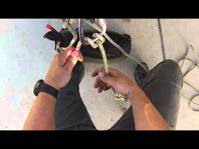 Rock Exotica Totem:  Rigging the Jester with a top belay