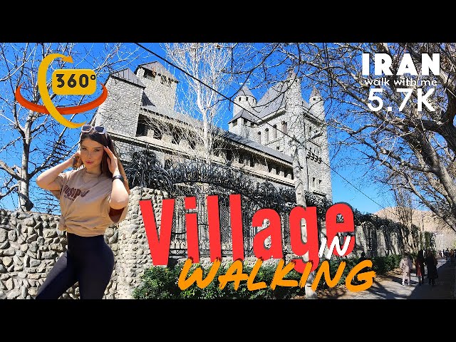 Amazing 360° virtual tour | 😻 walking in the Aghasht is village of IRAN