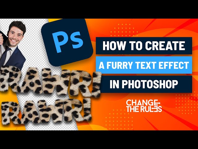 How To Create A Furry Text Effect In Photoshop