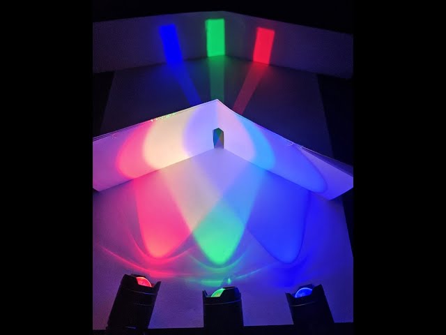 RGB and CMY with colored lights and shadows