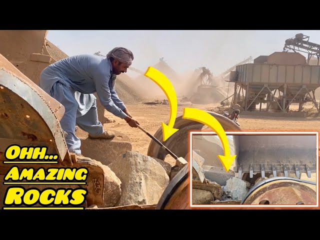 BIG ROCK 🪨Crusher Machine - FULL Powerful Process A Giant in Action- Big Rock Crushing#asmr#asmr