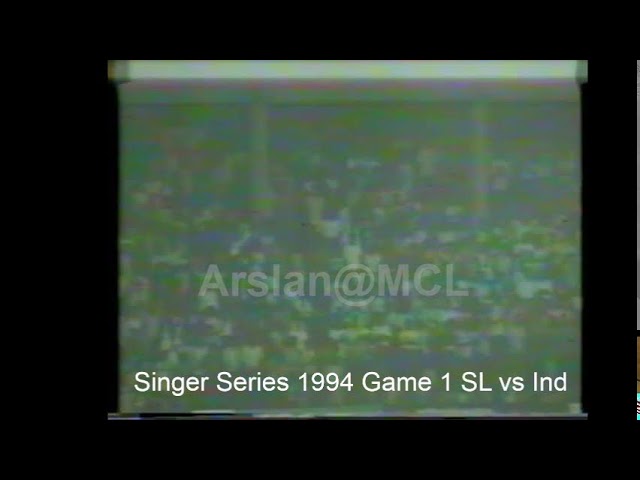 Singer Series 1994 Game 1 Sri Lanka vs India