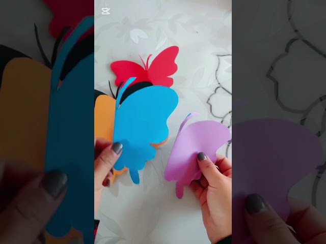 DIY Butterfly Paper Craft | Easy & Beautiful Paper Butterflies Tutorial