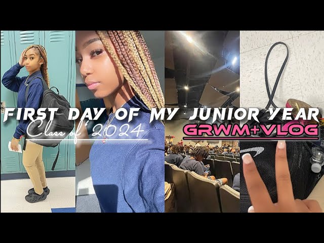 GRWM: First day of school vlog - Junior year edition