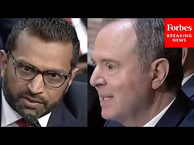 Adam Schiff Absolutely Torches Kash Patel As FBI Director Nominee's Confirmation Vote Nears