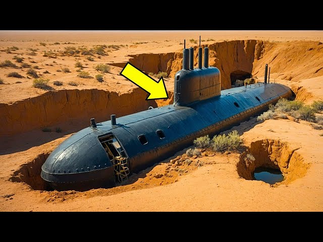 Archaeologists unearthed a submarine in the desert. When they looked inside, they were stunned!