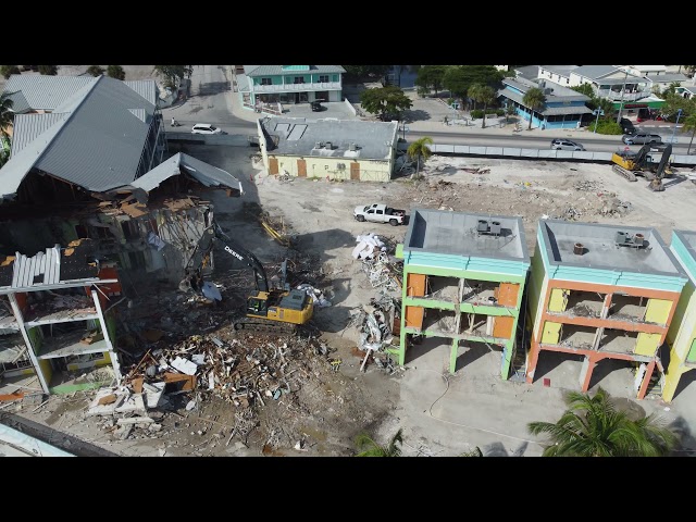 Demolition on Ft. Myers Beach 9/29/2021