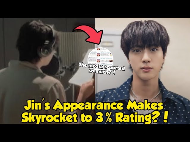 Unbelievable! The moment Jin Makes 3% Rating, to Skyrocket at the minute he appeared in this Drama?!