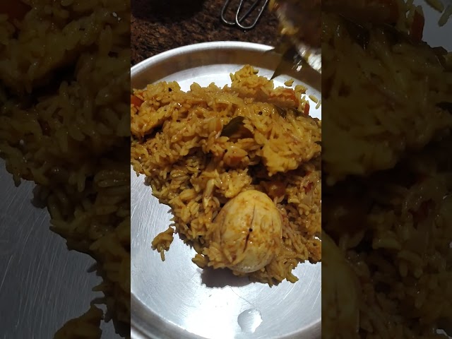 Egg biryani