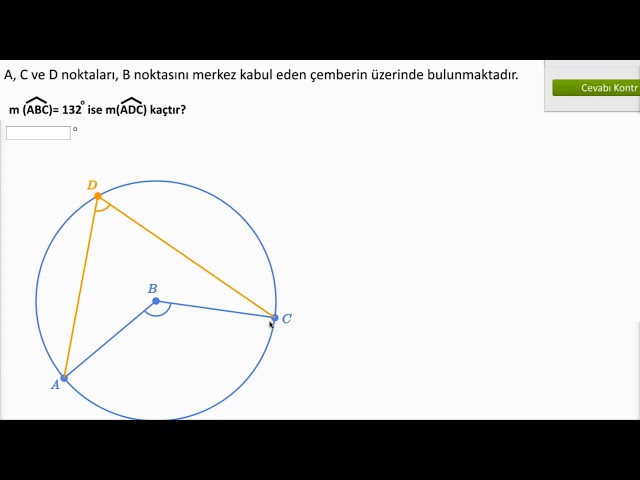 Çevre Açılar (Matematik) (Geometri)