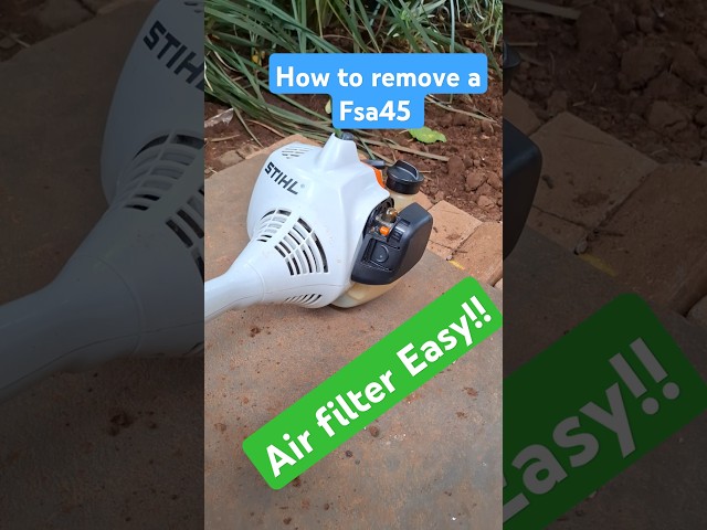 How to access the air filter on a Stihl FS45 and FS38 trimmer. 🤔 #diy #michaelstoolbench #stihl