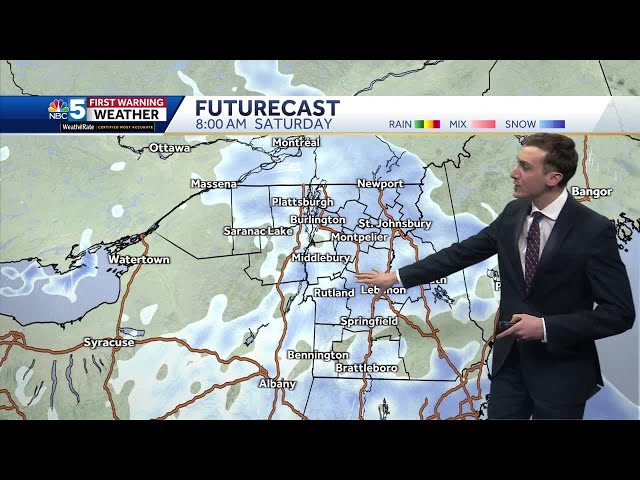 Video: Widespread light snow Saturday morning (01-10-25)