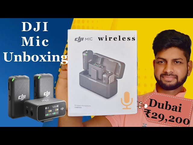 DJI Mic Unboxing | Price in Dubai | Dji Mic Tutorial | Dji mic unboxing | Dji Mic Review