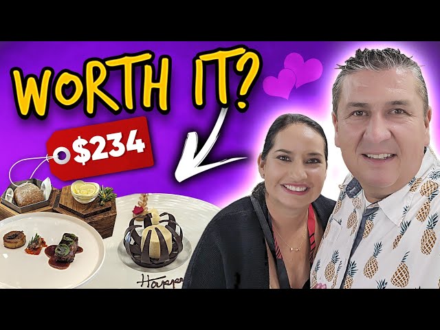 $234 For Dinner | Carnival Chef's Table | WORTH IT???