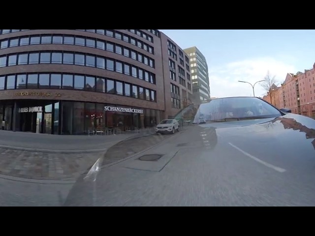 360° #Hamburg Germany Hafencity Alster Hafencity eine Runde mit dem Auto, Dance Musik