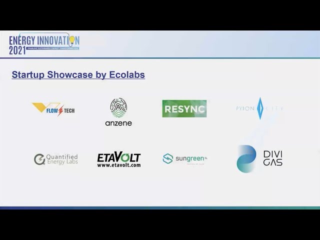 Startups Showcase at Energy Innovation 2021