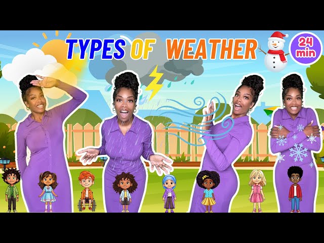 Types of Weather| Learning with Ms Houston