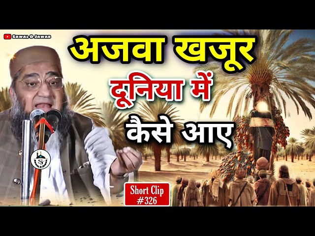 अजवा खजूर का बयान | Ajwa khajoor Ka Bayan | @Qari Ahmad Ali | Sawal O Jawab