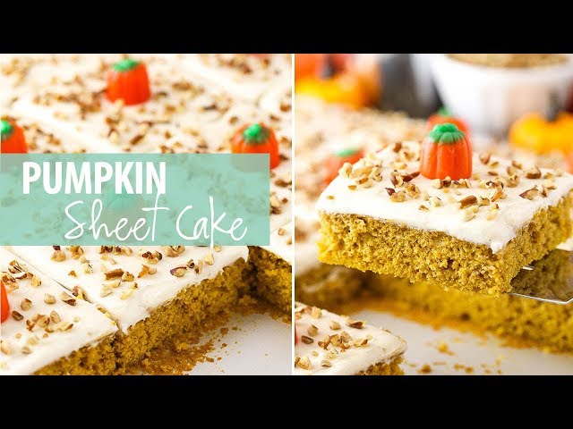 Pumpkin Sheet Cake