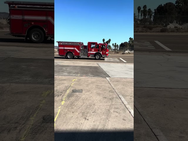 SDFD Engine 28 (Reserve) and Medic 81 Responding