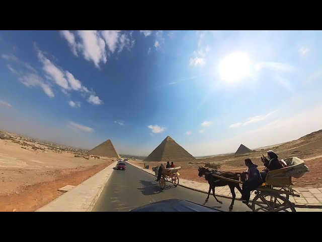 You've never seen the Great Pyramids of Giza like this before! Don't Miss it!