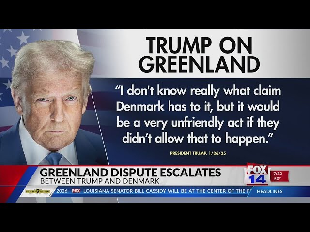 FOX 14 Your Morning News: Greenland disputes escalates between Trump, Denmark