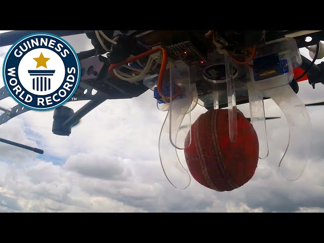 Highest Cricket Ball Catch - Guinness World Records